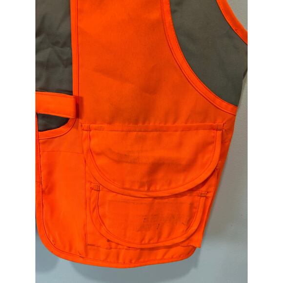 Master Sportsman Hunting Vest size L/XL hunter orange zipper pockets - Picture 6 of 7